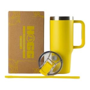 CUSTOM ENGRAVED 40oz Powder Coated Big Swig Tumbler LEMONDROP
